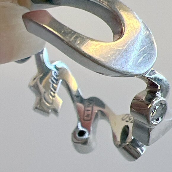 RARE Cartier Signature 18K WG Ring - Picture 6 of 10